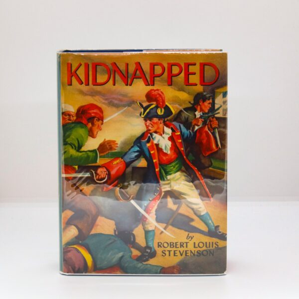 Pristine antique book "Kidnapped" Robert Louis Stevenson c.1935  May be unread!