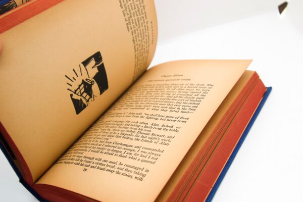 Pristine antique book "Kidnapped" Robert Louis Stevenson c.1935  May be unread! - Image 8