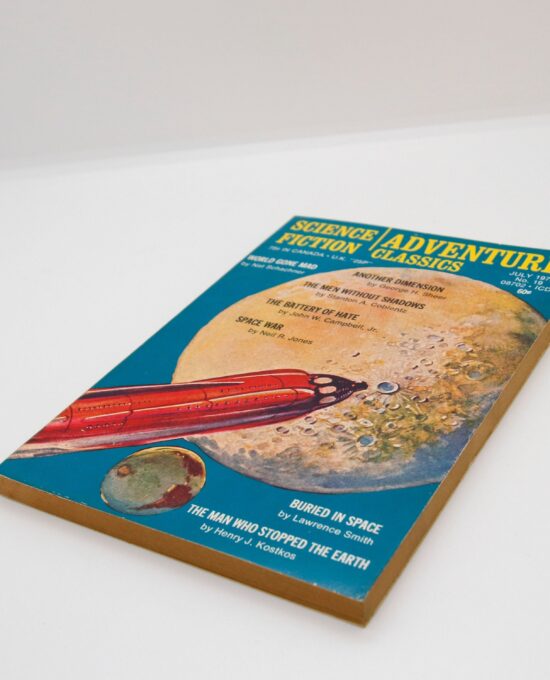 Vintage science fiction pulp mag Unread copy “Science Fiction Adventure Classics” July 1972 Sheer Kostcos Smith and more