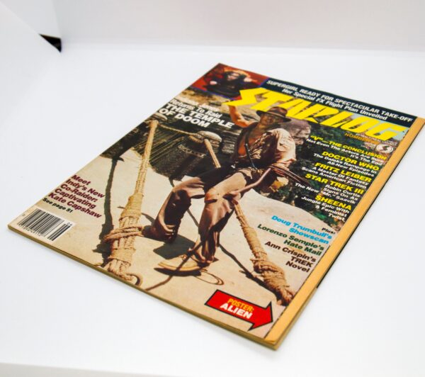 Gift for Trekkie Indiana Jones Starlog #83 June 1984 V Doctor Who Daleks Star Trek III Alien Poster