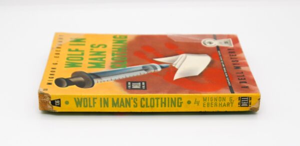 Dell Map-back "Wolf in Man's Clothing" c.1942 Mignon G. Eberhart Murder mystery vintage paperback - Image 3