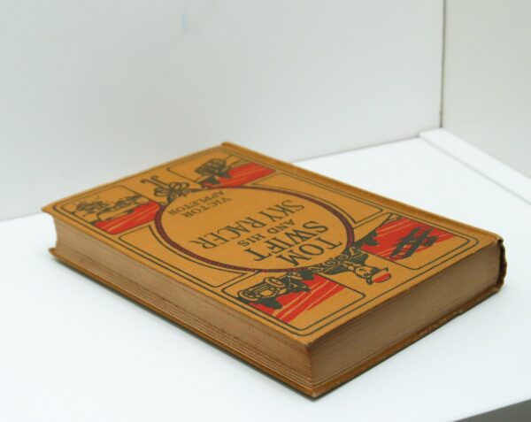 Tom Swift and His Sky Racer Vintage hardcover in original dust jacket [1926] First edition, later printing Children's series book #9 - Image 9