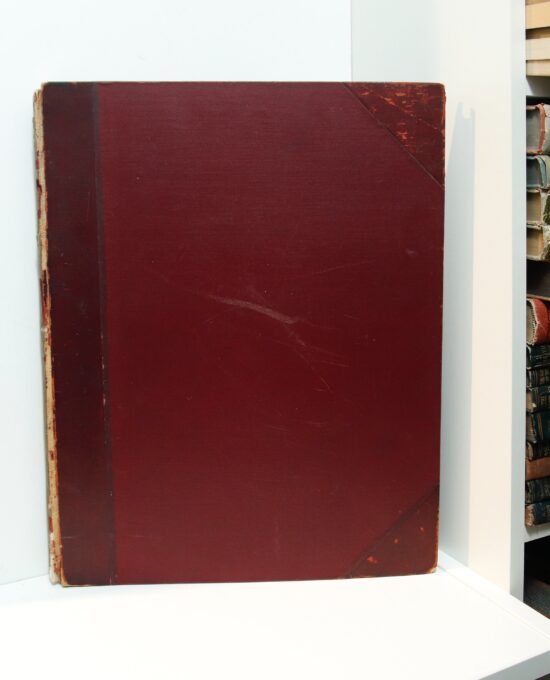 Antique atlas “The Latin Nations” [1903]  22 full color maps Cloth & leather bound large hardcover 12 x 15 1/2″ France Spain Italy Explorers