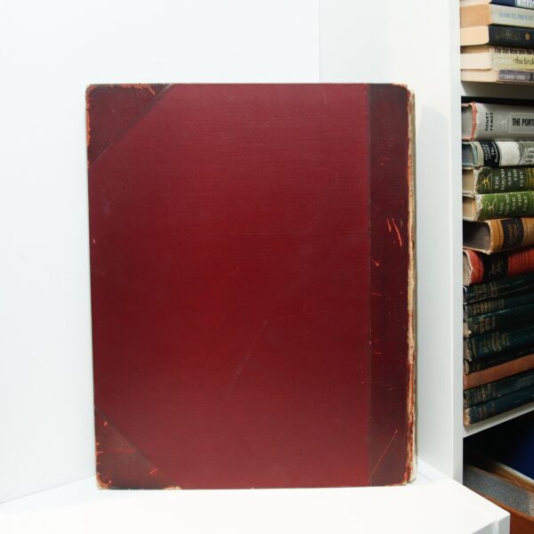 Antique atlas "The Latin Nations" [1903]  22 full color maps Cloth & leather bound large hardcover 12 x 15 1/2" France Spain Italy Explorers - Image 2