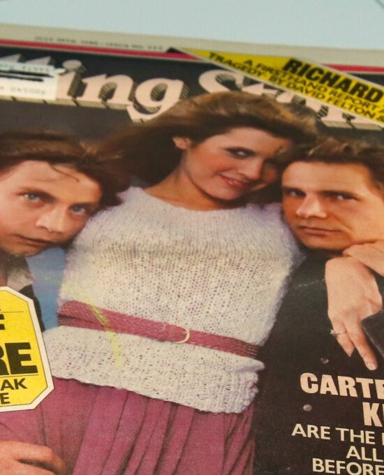 Dad Gifts Star Wars Rolling Stone [July 24, 1980] vintage magazine Mark Hamill Carrie Fisher Harrison Ford Empire Strikes Back