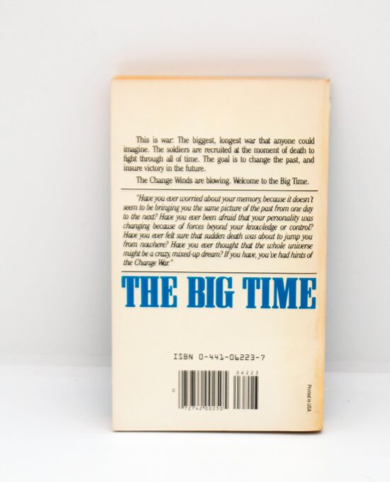 The Big Time Fritz Leiber 1982 First edition thus paperback Hugo Award winning novel