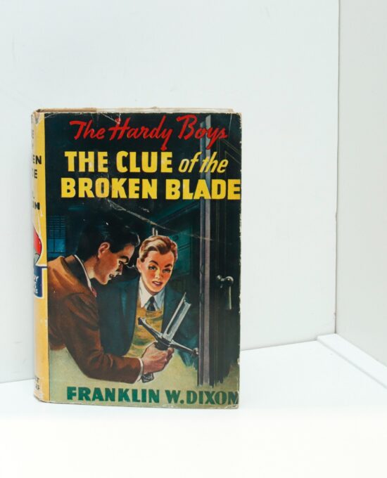 Hardy Boys #21 “The Clue of the Broken Blade” [1959] This is the 1959c-31 printing as per Carpentieri & Mular