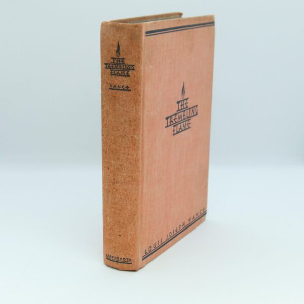 Louis Joseph Vance 1st ed. "The Trembling Flame" 1931 Vintage - Image 2