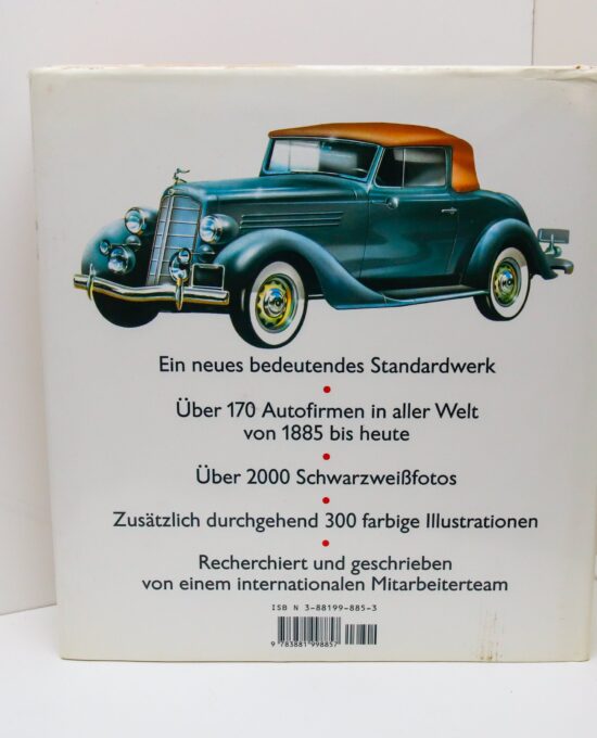 Autos of the World [1990] Motorcar encyclopedia First edition 608 pages 1,000s of photographs German language, no English