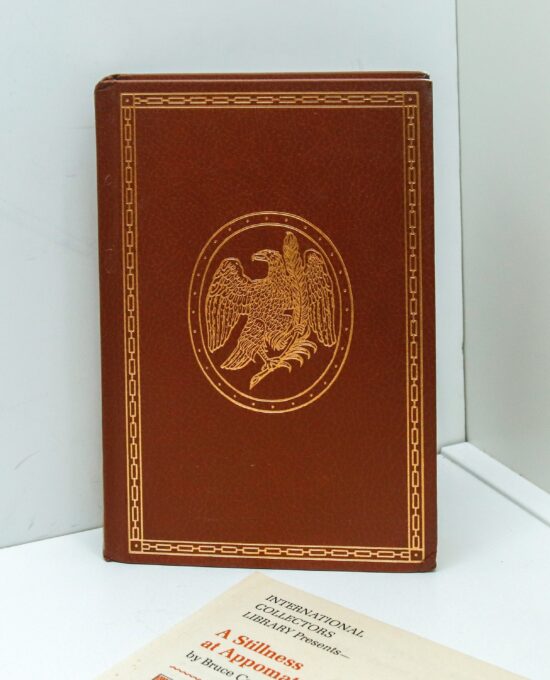 c.1953 Bruce Catton “A Stillness At Appomattox” Decorated faux leather vintage hardcover