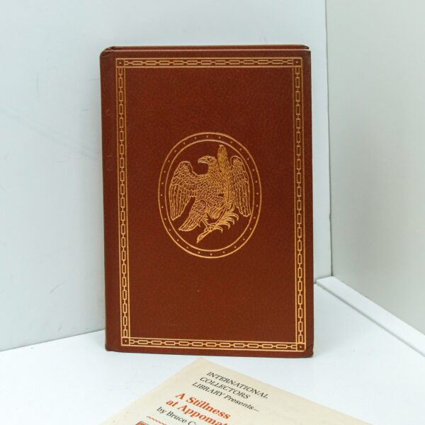 c.1953 Bruce Catton "A Stillness At Appomattox" Decorated faux leather vintage hardcover