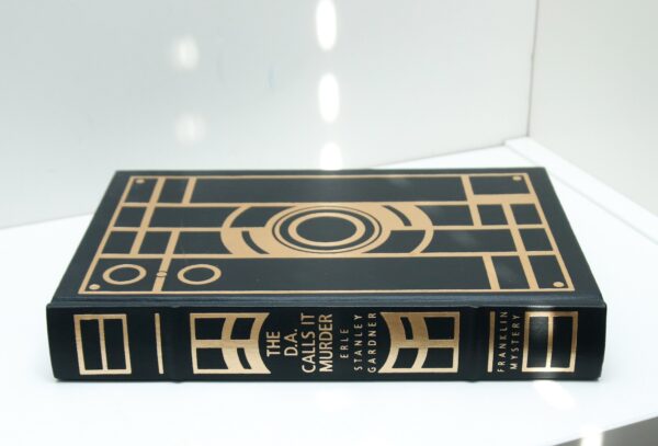 c1989 Erle Stanley Gardner "The DA Calls it Murder" Douglas Selby's first appearance and case Decorated cloth wrapped hardcover - Image 3