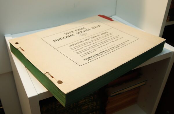 1958 "NOS" 1958 National Automotive Service Final Data In original mailing box Never used Corvette Thunderbird Lincoln Edsel Studebaker - Image 3