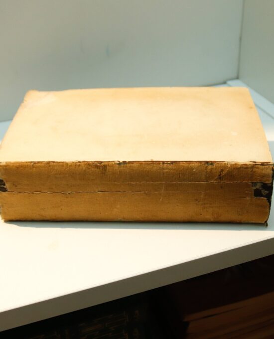 c.1819 “A Topographical & Historic Description of the County of York” Antique marbles text block w- 4 fold-out maps Numerous illustrations