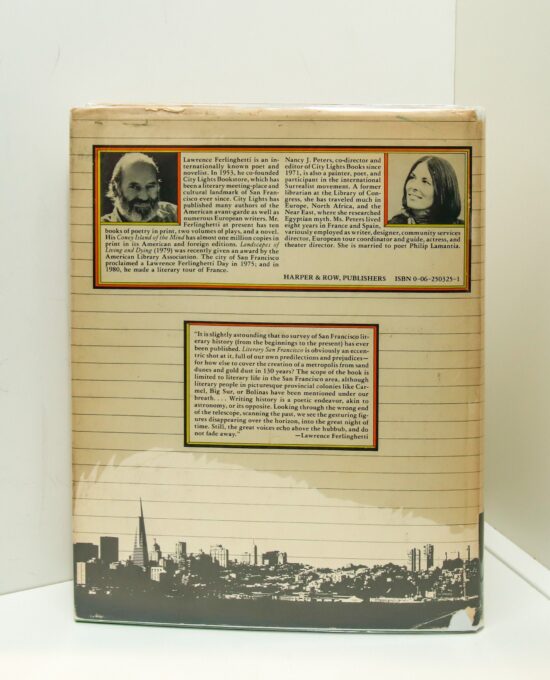 Literary San Francisco [1980] First edition A pictorial history Illustrated coffee table history book