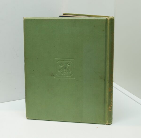 Henry Wadsworth Longfellow "Choice Poems of" [c.1884] Decorated antique book with gold text block - Image 2