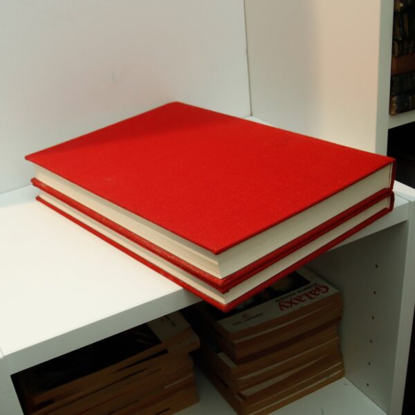 Numbered limited edition 2 volume set w- slipcase "The Red Badge of Courage - Facsimile & Apparatus [1973] Stephen Crane Buckram wrapped #92 - Image 3