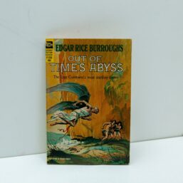 1963 Edgar Rice Burroughs "Out of Time's Abyss" First edition paperback 3rd/final book in Caspak / Caprona trilogy