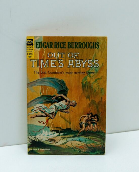 1963 Edgar Rice Burroughs “Out of Time’s Abyss” First edition paperback 3rd/final book in Caspak / Caprona trilogy