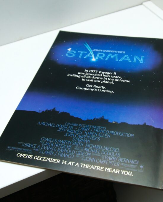 1985 Karen Allen talks Raiders & John Carpenter’s Starman “Starlog #90” Ewoks “V” Dune is epic Disney Supergirl Tons of photos! 70 pages