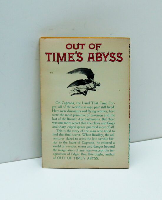 1963 Edgar Rice Burroughs “Out of Time’s Abyss” First edition paperback 3rd/final book in Caspak / Caprona trilogy
