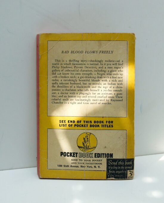 1943 Raymond Chandler “Farewell, My Lovely” Philip Marlowe First edition Chandler’s 2nd Philip Marlowe novel 1st time in paperback