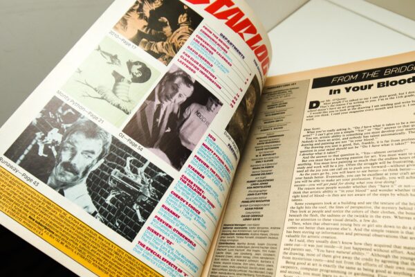 1985 Walter Koenig on Star Trek III "Starlog #91" 7 pages of Dune Monty Python Runaway "V"  Oz The Stuff Tons of photos! 70 pages - Image 3