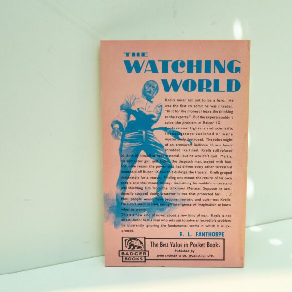 The Watching World [1966] Badger Books SF classic Appears unread! - Image 2