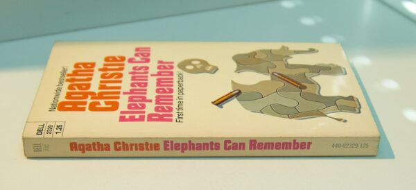 Hercule Poirot mystery "Elephants Can Remember" Agatha Christie [1973] First edition first time in paperback May be unread! - Image 3
