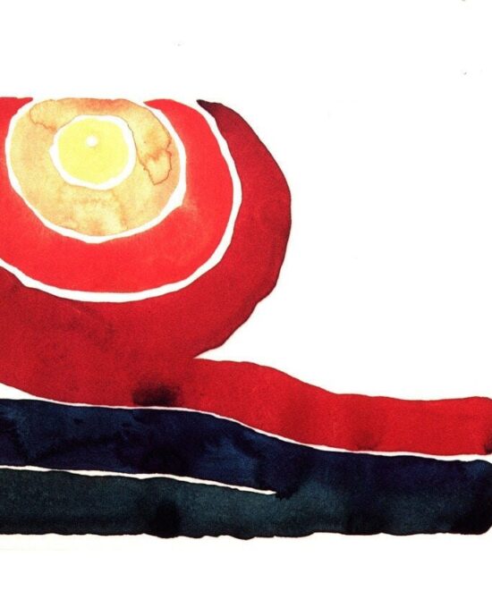 Georgia O’Keeffe print 1917 “Evening Stars III-IV-VI”  10 1/4″ x 14″ vintage book plate  Ready to frame