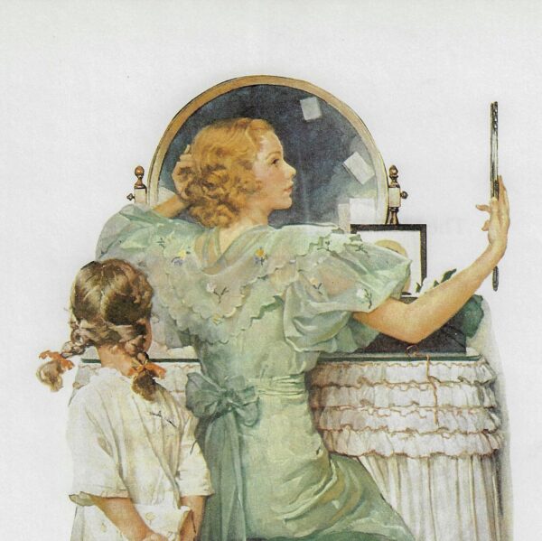 Norman Rockwell Vintage print"Going Out" October 1933