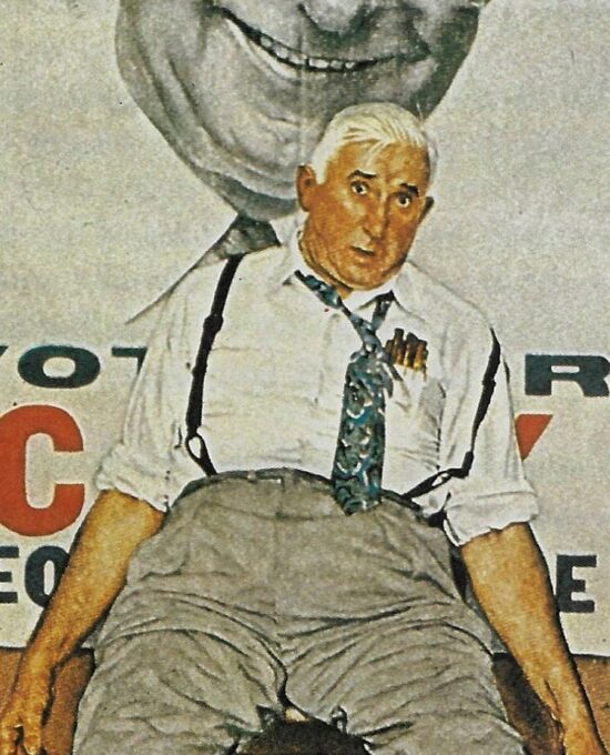Norman Rockwell Vintage art book page “Before and After” November 1958