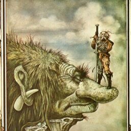 Brian Froud Cover for "Are All the Giants Dead?" Vintage art book page 1975 FREE SHIPPING