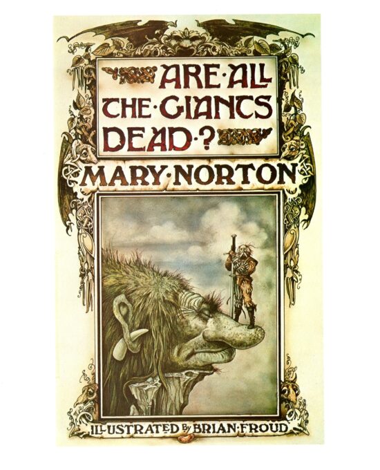 Brian Froud Cover for “Are All the Giants Dead?” Vintage art book page 1975 FREE SHIPPING