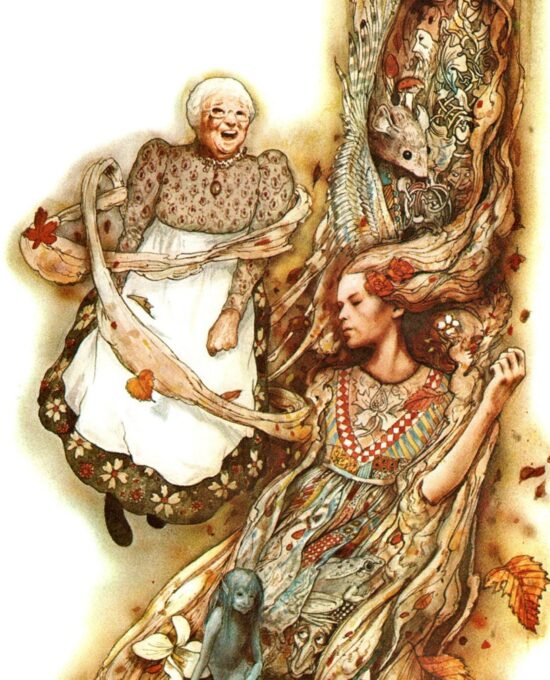 Brian Froud Cover for “The Wind Between the Stars” Vintage art book page 1976 FREE SHIPPING