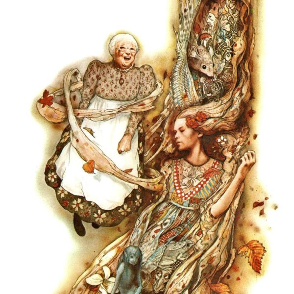 Brian Froud Cover for "The Wind Between the Stars" Vintage art book page 1976 FREE SHIPPING