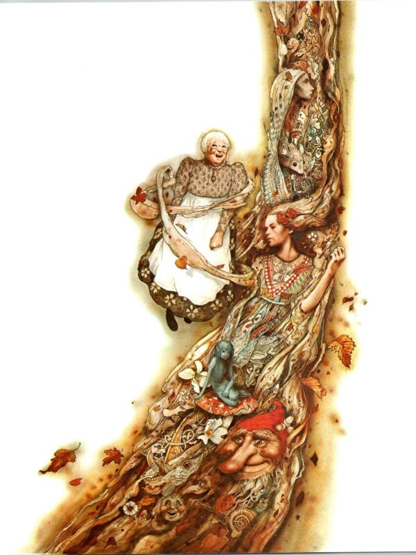 Brian Froud Cover for "The Wind Between the Stars" Vintage art book page 1976 FREE SHIPPING - Image 3