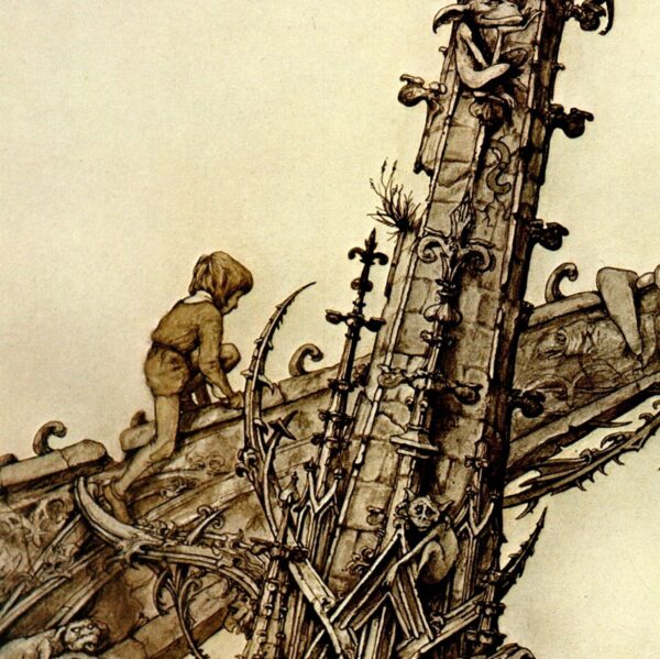 Brian Froud Proposed cover art for "A Midsummer's Nights Dream" / "Spire" Two-sided Vintage art book page 1973/6 FREE SHIPPING - Image 3