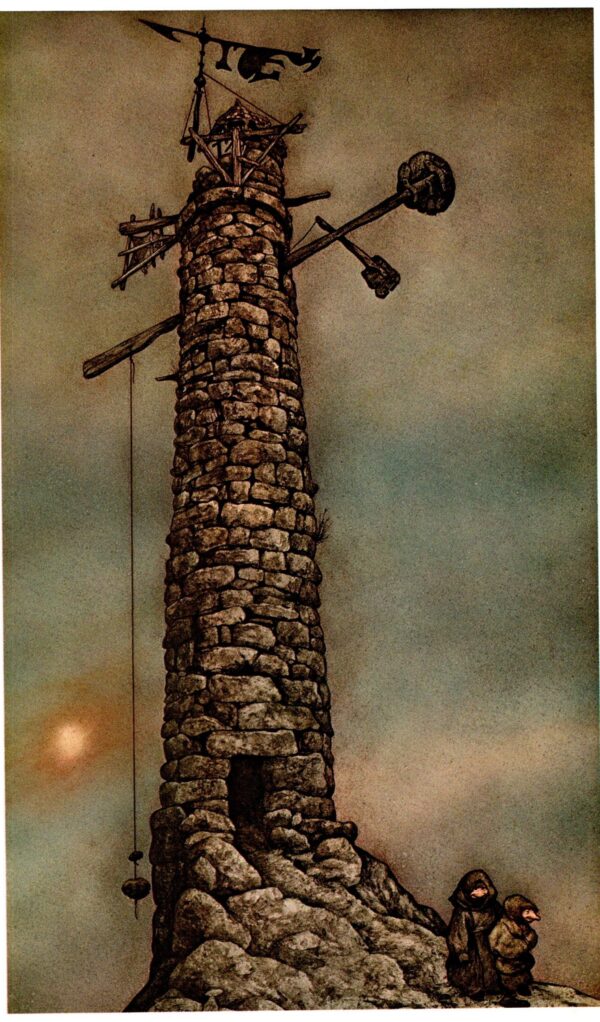 Brian Froud "How do these figures feel, going home..." Vintage art book page 1976 Dartmoor FREE SHIPPING - Image 2