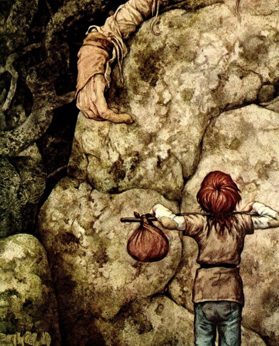 Brian Froud “The Sword of Thrac” Vintage art book page 1976 Unpublished story FREE SHIPPING