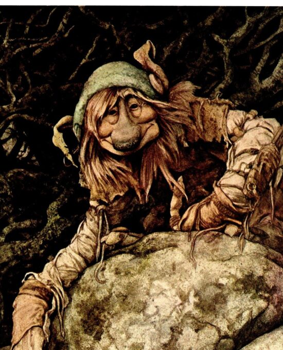 Brian Froud “The Sword of Thrac” Vintage art book page 1976 Unpublished story FREE SHIPPING