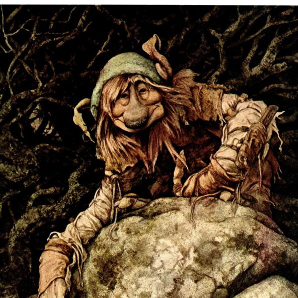 Brian Froud "The Sword of Thrac" Vintage art book page 1976 Unpublished story FREE SHIPPING - Image 2