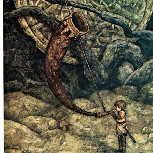Brian Froud "I got the idea for this from a walk along Lych way..." Vintage art book page 1976 FREE SHIPPING