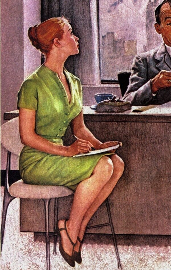 Norman Rockwell vintage art book page "The Window Washer" Saturday Evening Post Early Sixties cover art - Image 2