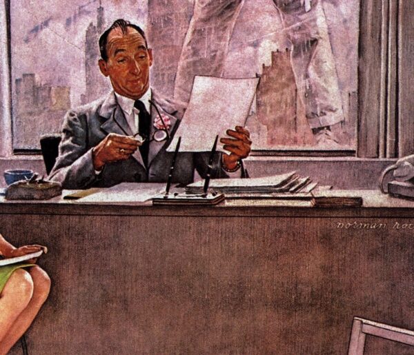 Norman Rockwell vintage art book page "The Window Washer" Saturday Evening Post Early Sixties cover art - Image 4