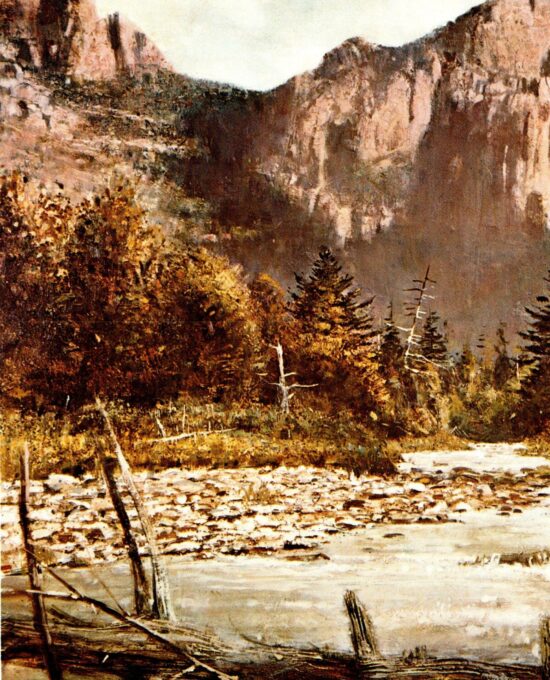 After the Rain Robert Abbett Chiricahua Mountains Arizona Vintage art book page