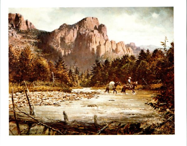 After the Rain Robert Abbett Chiricahua Mountains Arizona Vintage art book page - Image 3