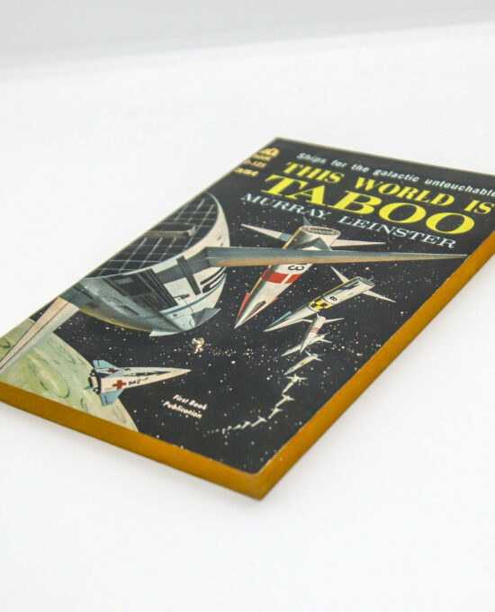 1961 Murray Leinster “This World Is Taboo” Ed Valigursky cover art First edition & printing Vintage paperback Almost new!
