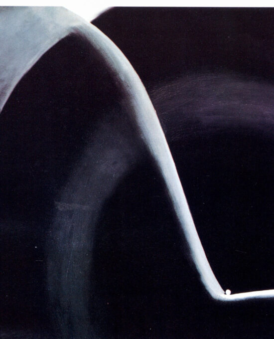 Georgia O’Keeffe print 1927 “Black Abstraction” Original vintage color book page