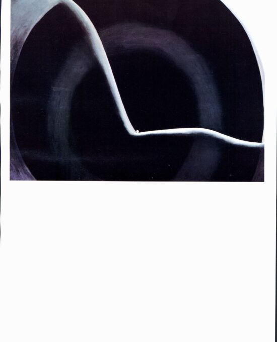 Georgia O’Keeffe print 1927 “Black Abstraction” Original vintage color book page